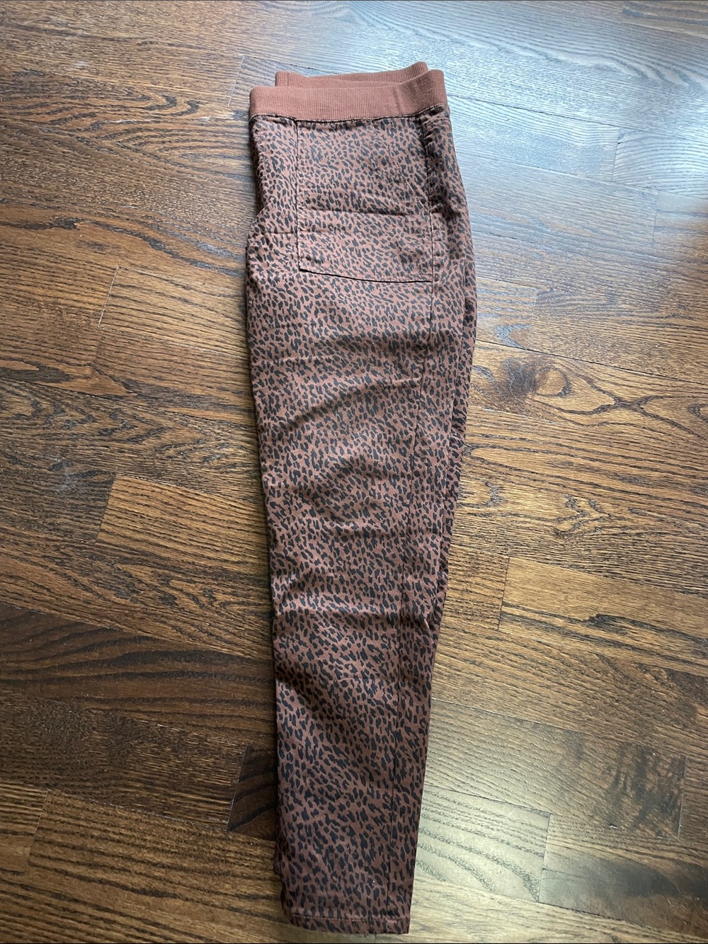 Women’s Brown Leopard Print Pants XL
